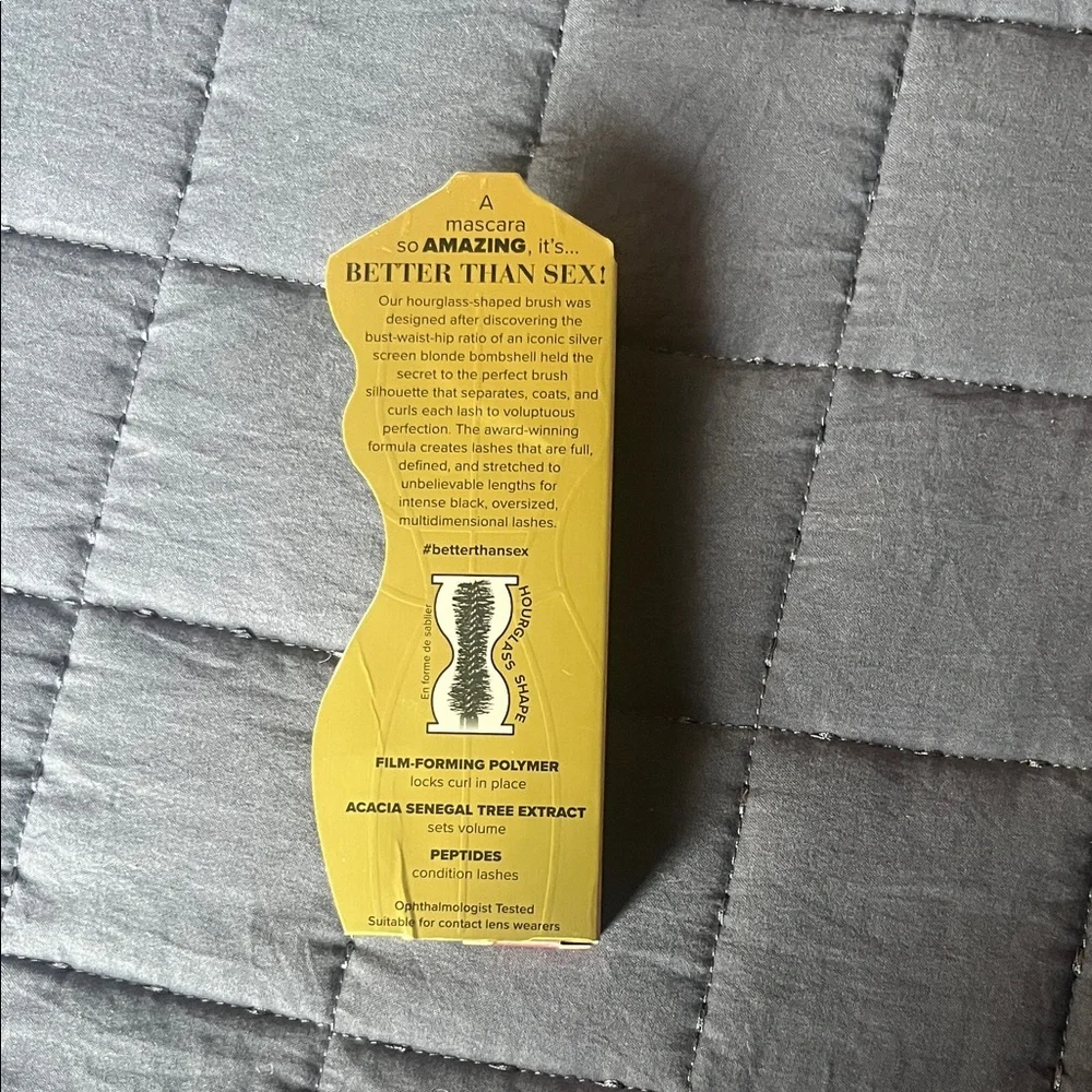 NWT Too Faced Better Than Sex Volumizing Mascara in Pink and Gold - Never Used